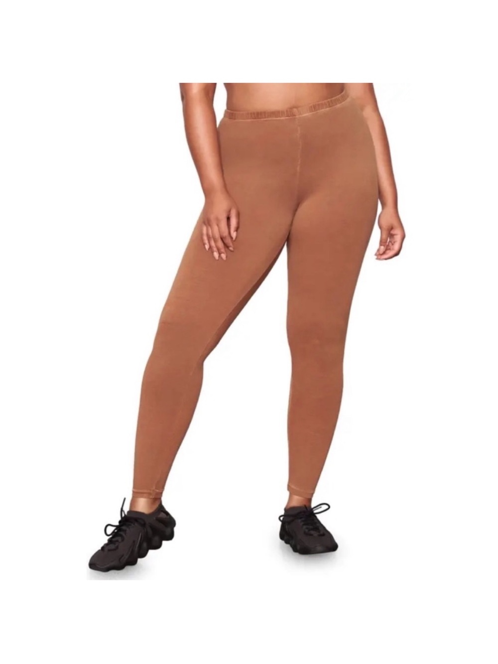 Everyday High-Waist Brown Leggings